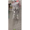 Image 3 : ALL ITEMS OF 9 HOOKS AT TOP OF ROW ASSORTED CAMPING UTENSILS