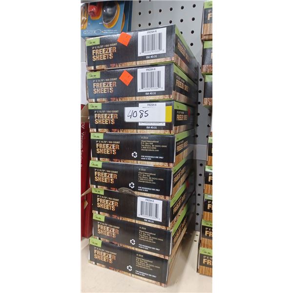 8" X 10 3/4" 500 COUNT FREEZER SHEET 8 BOXES