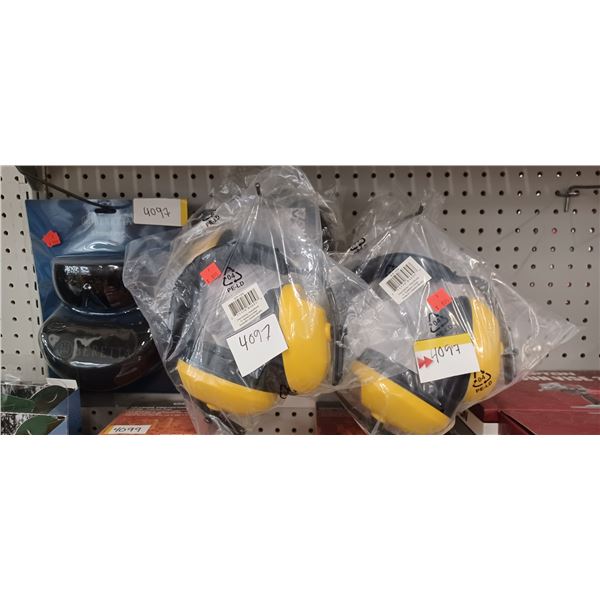 6 SHOOTING EAR MUFFS & BERETTA SHOOTING GLASSES