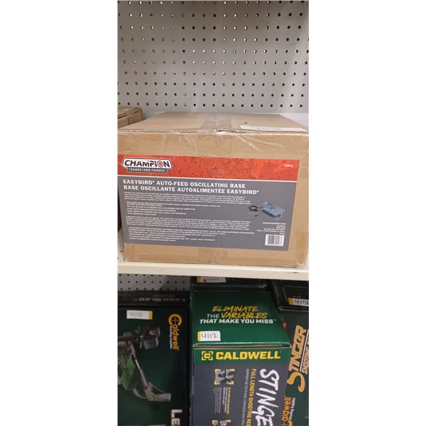 CHAMPION AUTO FEED OCCILLATING TARGET BASE FOR TRAP THROW RETAIL $370.00