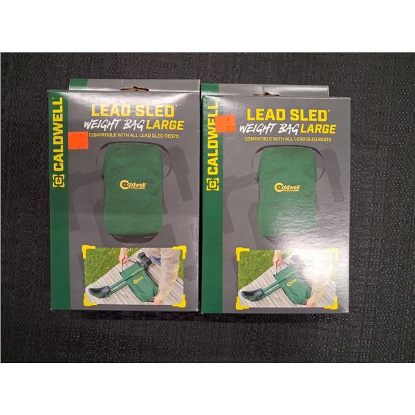 2 LEAD SLED DWEIGHT BAGS