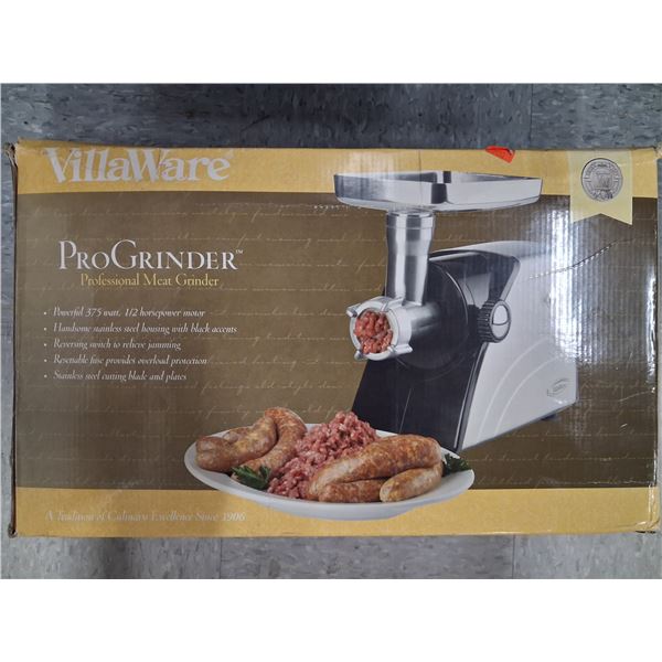 VILLA WAD PRO MEAT GRINDER, C/W 375 WATT MOTOR & ACCESSORY