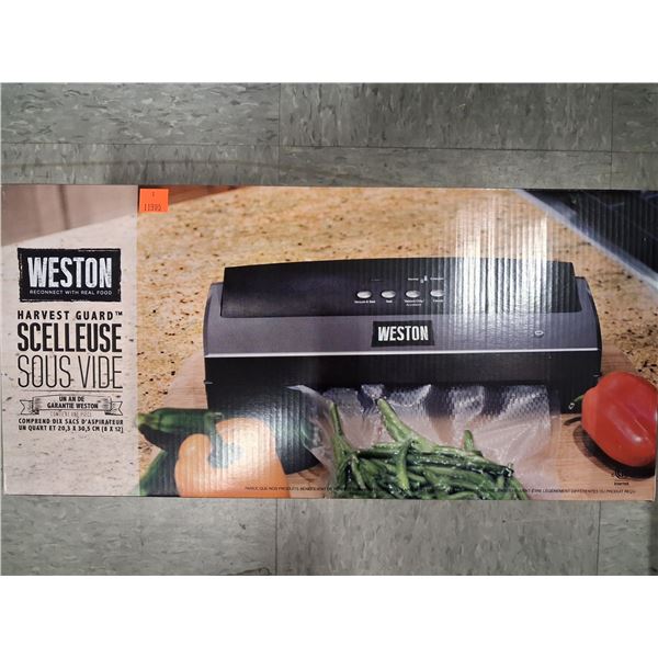 WESTON HARVEST GUARD SCELLFUSE VACUUM SEALER