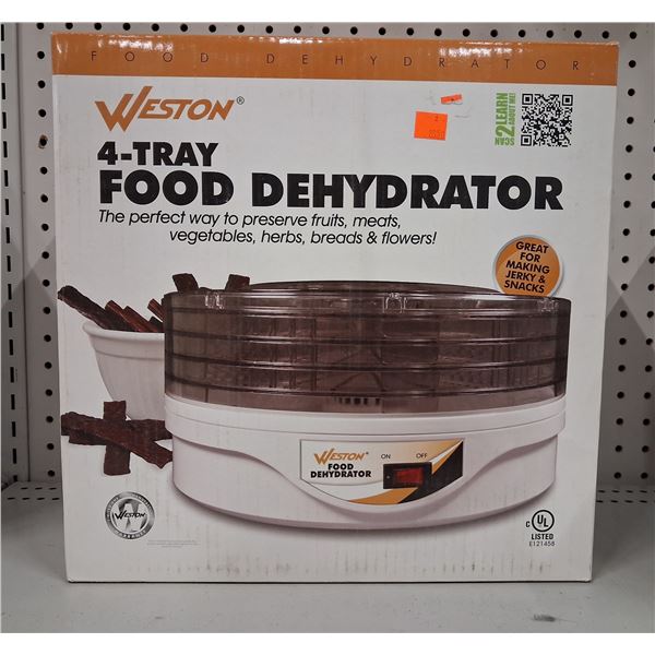 WESTON 4 TRAY FOOD DEHYDRATOR