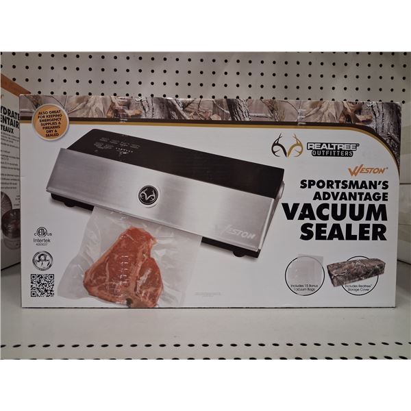 REAL TREE SPORTMAN'S ADVANTAGE VACUUM SEALER
