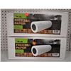 Image 1 : 2- 15" X 450' ROLLS OF FREEZER RAP