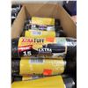 Image 2 : 30 ROLLS OF 15 EXTRA TUFF 49 LITER GARBAGE BAGS
