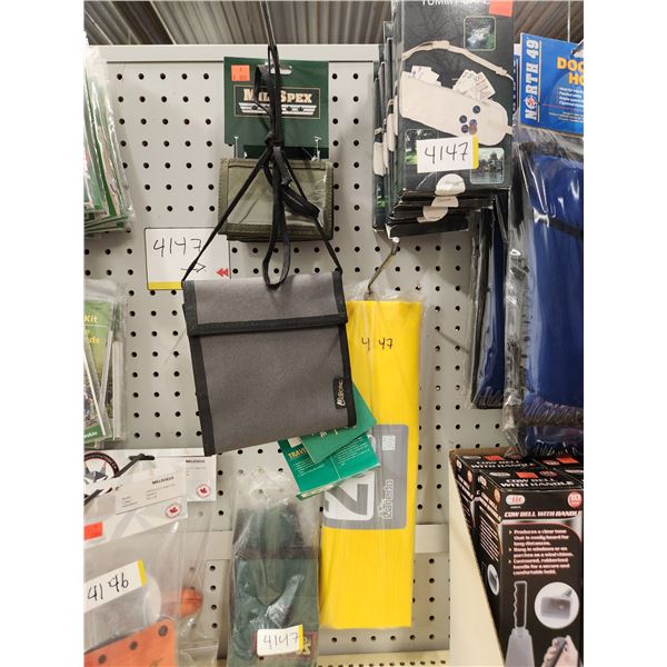 ASSORTED CAMPING CARRYING CASES 16 PCS