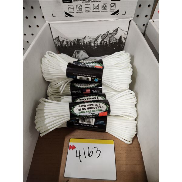 9 ROLLS OF 50 FT. GLOW IN THE DARK 350 LBS CORD