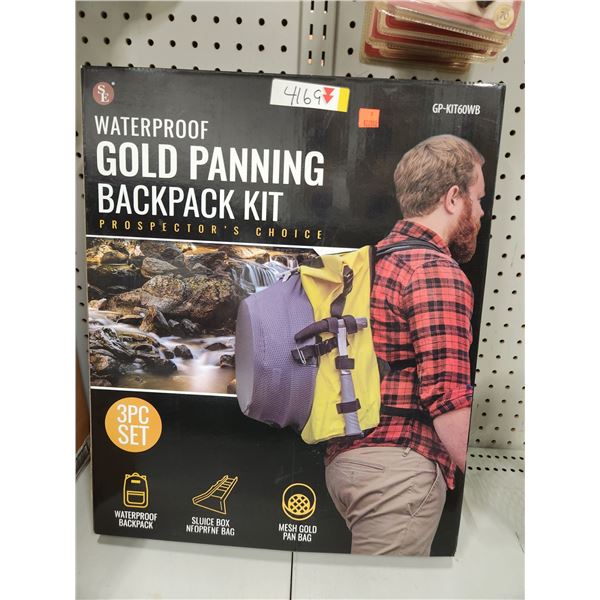 GOLD PANNING BACK PACK KIT GP-KIT 60WB $228.00