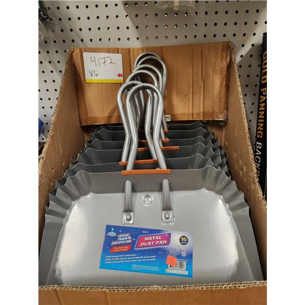 6-16" METAL SHOP DUST PANS