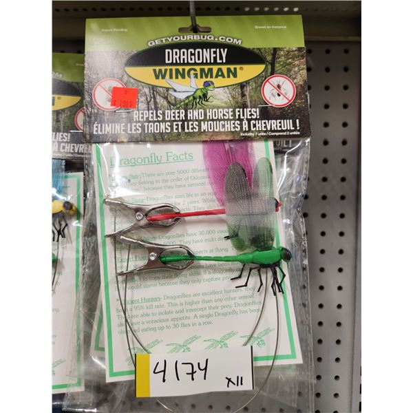 11 DRAGON FLY WINGMAN DOUBLE PACK DEER & HORSE FLY REPELLENT