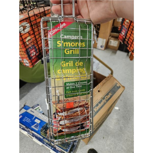 3 - HI - MOUNTAIN GRILL BASKET KITS AND 3 SMORES GRILLS