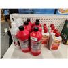 Image 1 : 7 BOTTLES OFCOMBUSTABLE FLUID, ( OFTEN BURN'T TO, WARM HANDS) 6 BOTTLES OF COLEMAN BLENDED FUEL, 3 C