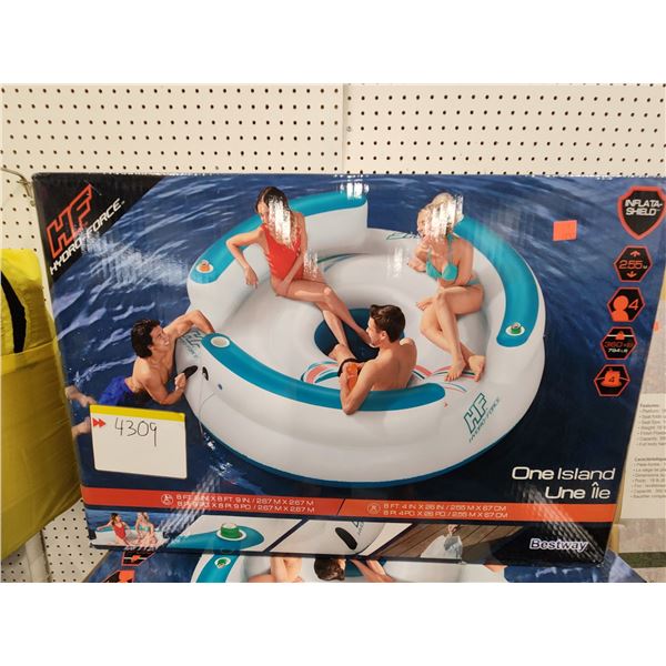 HYDRO FORCE ONE ISLAND 105" X 105 " INFLATBLE ISLAND