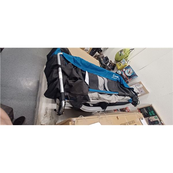 CLAM 9201 ICE FISHING X4 ICE FISHING TENT DEMO MODEL, C/W SLED $1550.00