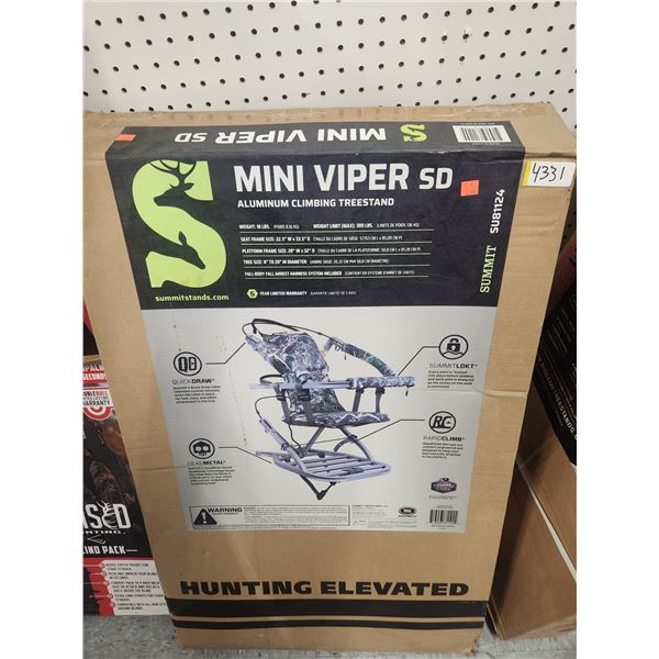 MINI VIPER SD ALUMINIUM CLAIMBING TREE STAND