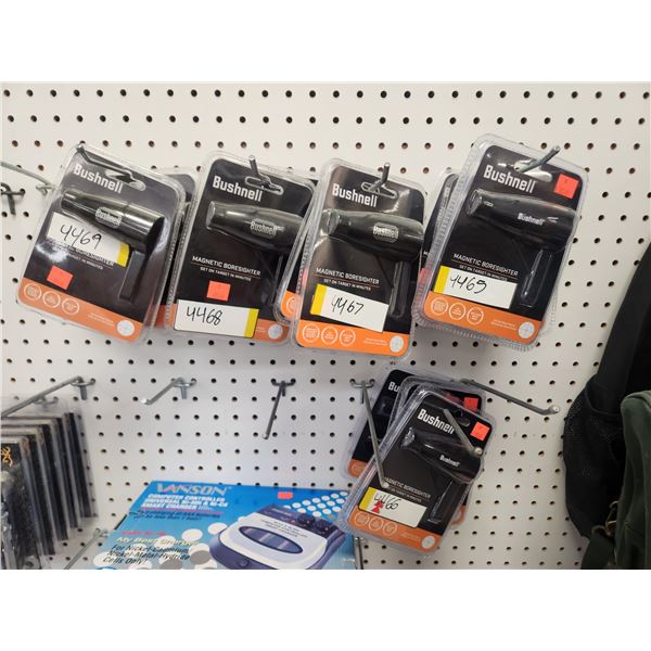 3 PER LOT BUSHNELL MAGNETIC BORE SIGHTER, UNIVERSAL FIT