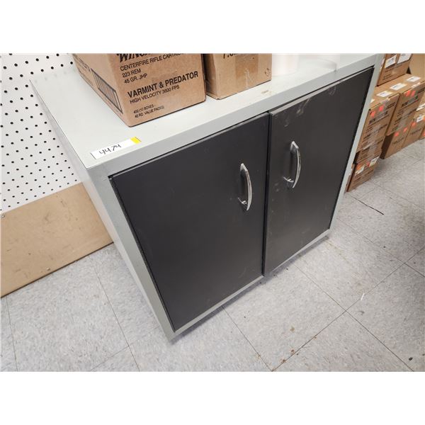 METAL STORAGE CABINET 20-27-28"H