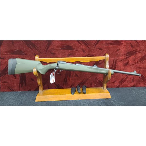 SAVAGE 308 WIN. 110 HOG HUNTER, 20" THREADED HEAVY BARREL, OPEN SIGHT, GREEN, DRILLED & TAPPED, 3 ST