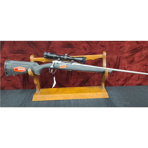SAVAGE 30-06, AXIS II XP, 22" SS BARREL, NATURAL MATTE, BUSHNELL BANNER SCOPE, ACCU-TRIGGER NEW IN T