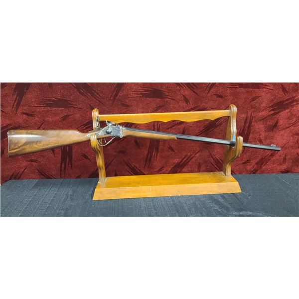 CHIPPA 44-40, LITTLE SHARP, OIL FINISH WALNUT STOCK, OCTAGON BARREL 26", SET TRIGGER, SINGLE SHOT, C