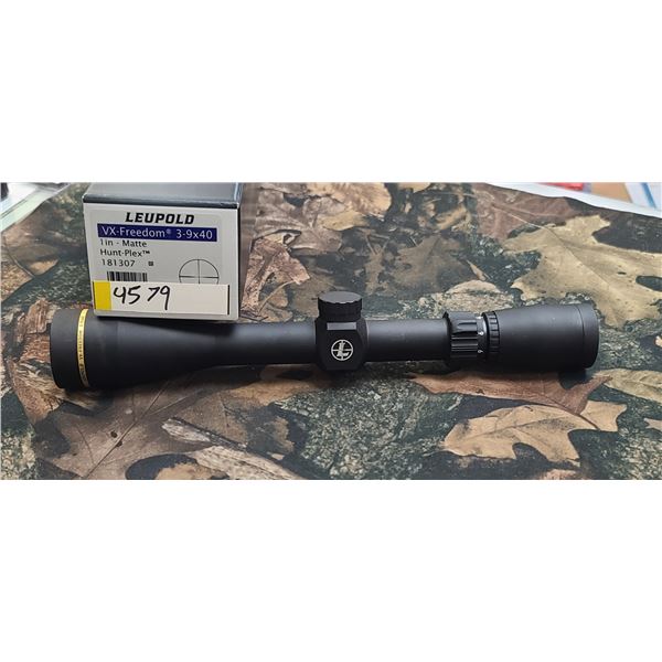 LEUPOLD VX-FREEDOM 3-9 X 40  1" HUNT PLEX RETICAL