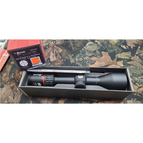 BURRIS FULLFIELD 25 - 10X42 MM 1" KNOB SYNERGY $349.95