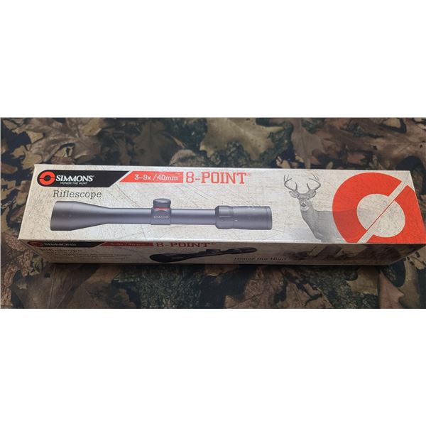 SIMMONS 8 POINT 3-9X40 1" $99.95