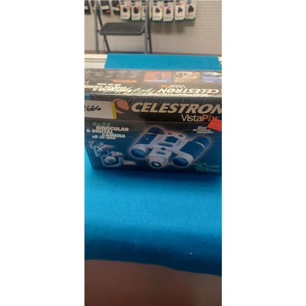 CELESTRON VISTA PIX 8X22 BINOCULAR/CAMERA $139.95