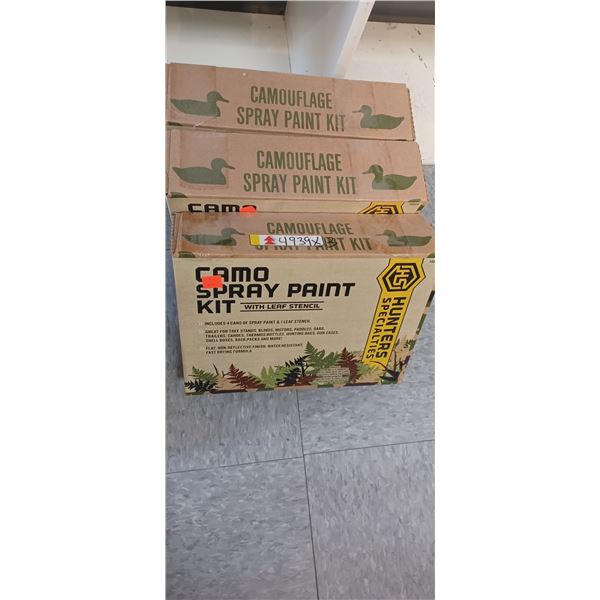 3 HS CAMO SPRAY PAINT KIT