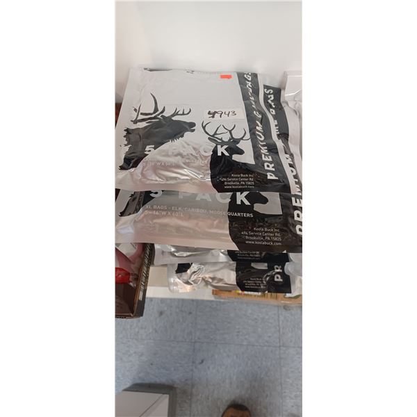 9 KOOLA BUCK 5 PACK LARGE GAME BAGS (40 BAGS TOTAL)