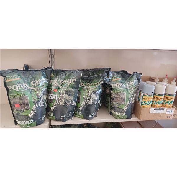 9 - 4 LBS BAGS PRIMOS PORK CHOP PIG ATTRACTANT