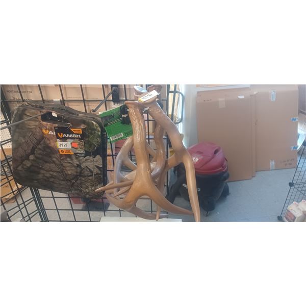 2 SETS OF PRIMOS FIGHTING RATTLING HORN AND TWO FOAM CUSHIONS