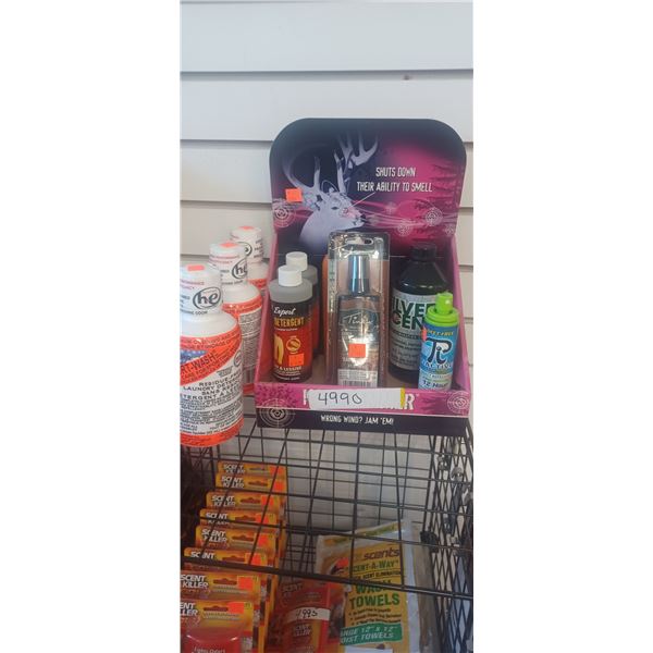 ASSORTED SCENT ELIMINATING LAUNDRY WASH AND INSECT SPRAY