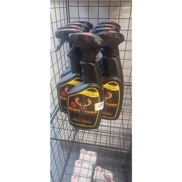 9 BOTTLES OF SCENT CHIEF ODOUR COVER