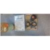 Image 1 : 2 - 3 PIECE CABLE LOCK AND BUCKET OF ASSORTED FLAGGING TAPE