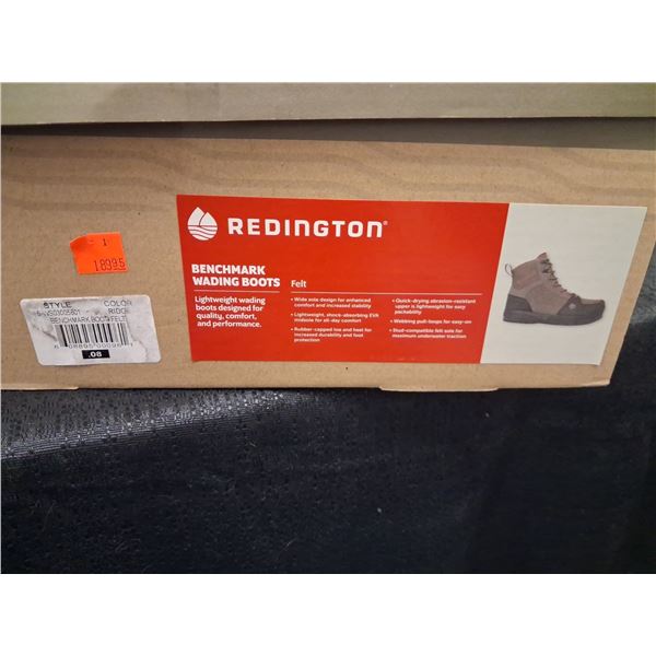 REDINGTON  BENCHMARK  WADING BOOT RIDGE COLOR   SIZE 8