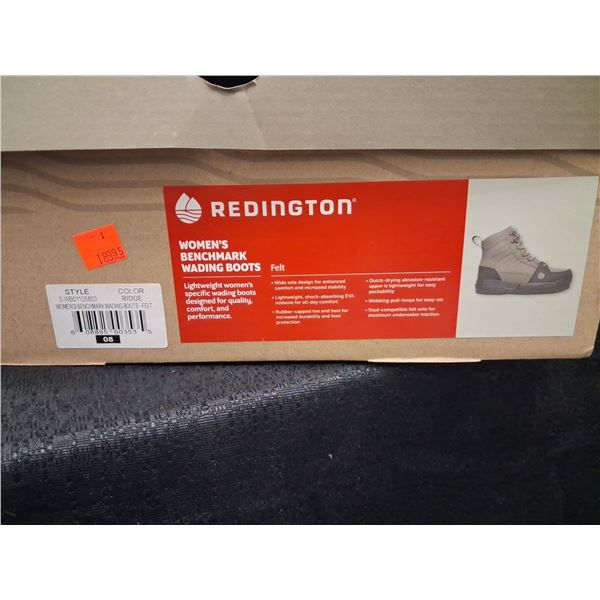 REDINGTON  BENCHMARK  WOMENS  WADING BOOT RIDGE COLOR   SIZE 8