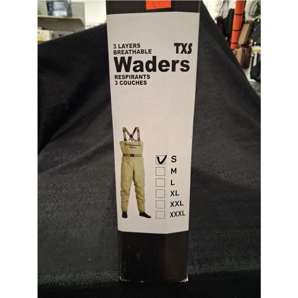 AMUNDSON BREATHABLE CHEST WADERS SIZE SM