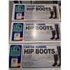 Image 2 : HODGMAN CASTER RUBBER HIP BOOTS SIE 7 QTY 3