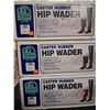 Image 1 : HODGMAN CASTER RUBBER HIP WADERS ONE SIZE 5 AND TWO SIZE 6