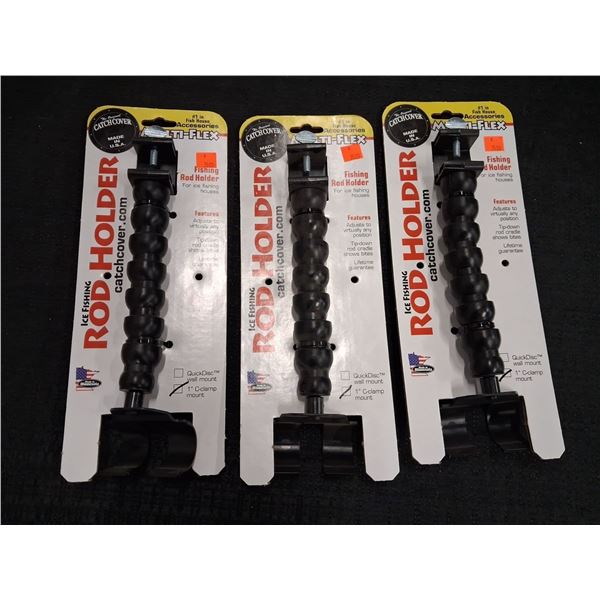 CATCH COVER ICE FISHING ROD HOLDER X 3
