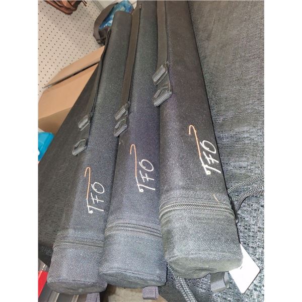 TFO SINGLE ROD CASES FOUR PIECE 31.5" LONG - 3X 3 ITEMS PER LOT