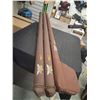 Image 4 : TWO PIECE FENWICK FLLY ROD CASES BROWN 57" LONG - 3 ITEMS