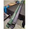 Image 1 : DRAGONFLY AND REDINGTON TWO PIECE FLY ROD CASES 57" LONG - 2 ITEMS