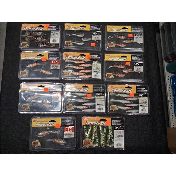 BERKLEY POWERBAITS MIXTURE OF HD TRUE COLORS - 11PC