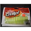 Image 4 : ASSORTED LOT OF GULP WORMS & NIGHTCRAWLERS - 9PC