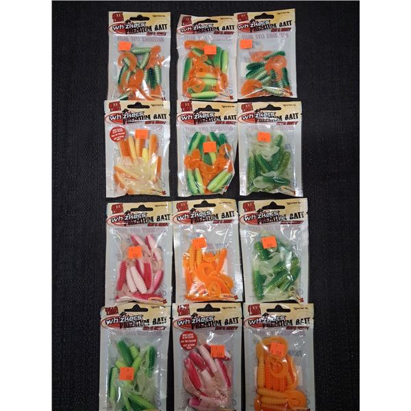 WHIZKERS SOFT & CHEWY CURL TAILS VARIOUS COLORS - 12PC