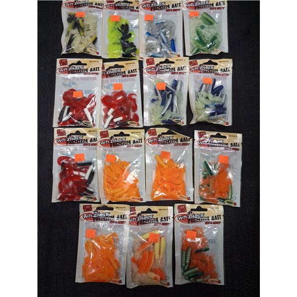 WHIZKERS MIXED LOT OF TAILS IN VARIOUS COLORS - 15 PC